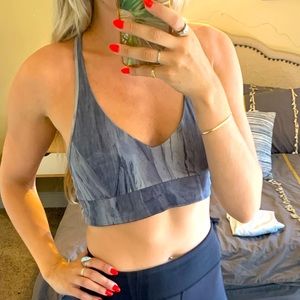 Lululemon Purple watercolor sports bra